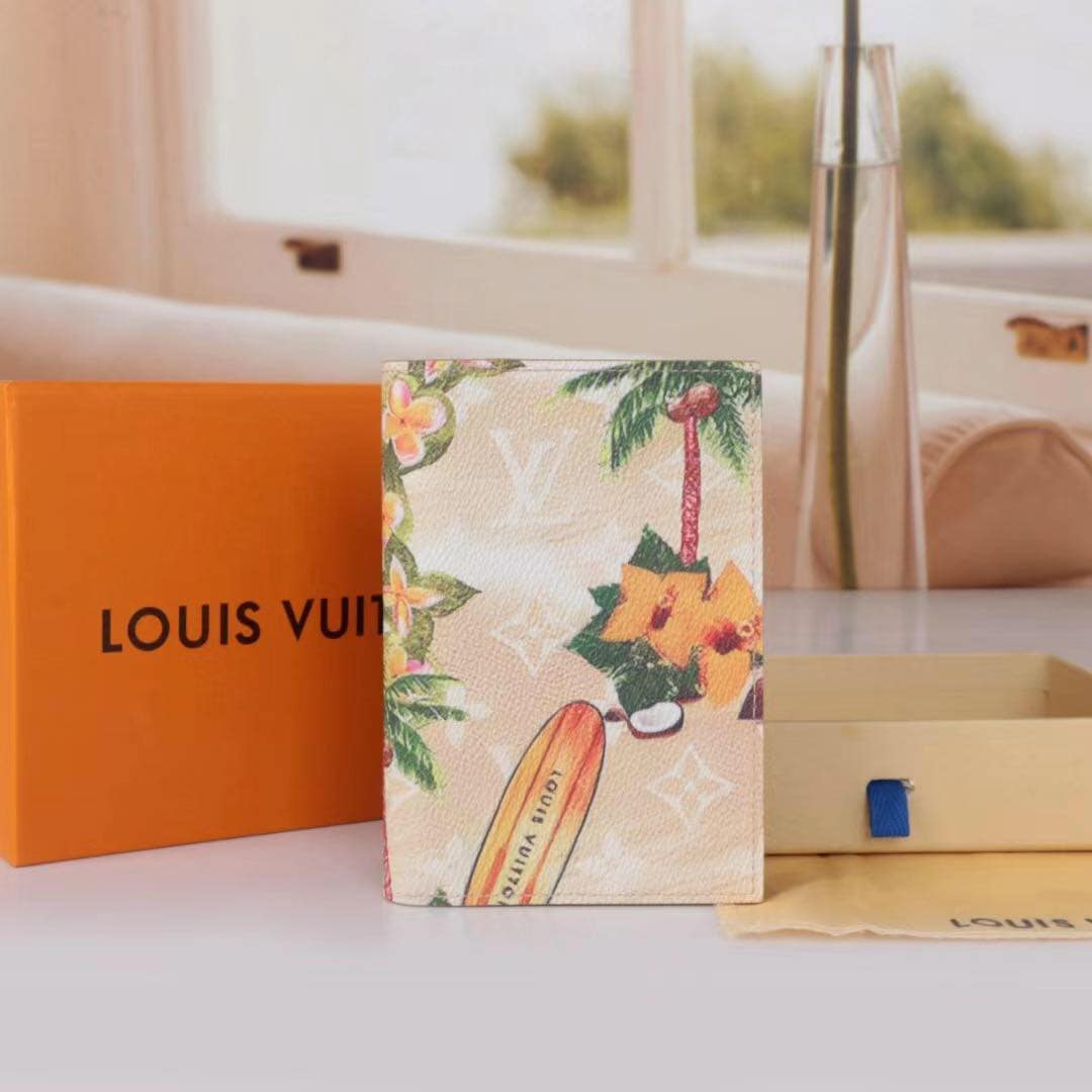 L Tropical Passport Holder/Wallet