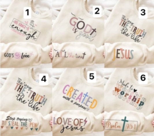 Graphic Christian Crewnecks 2