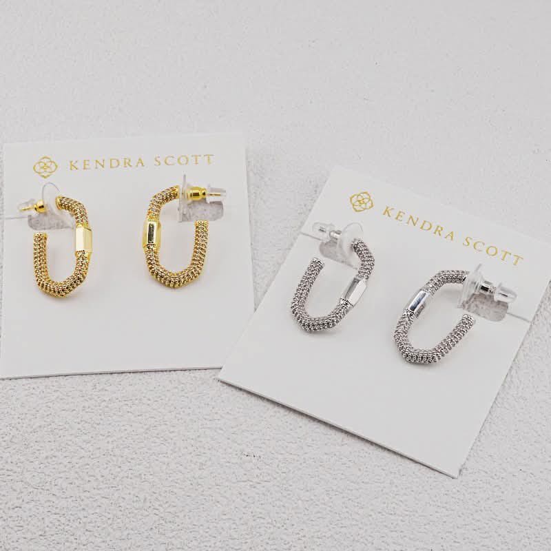 K-S Hoop Earrings