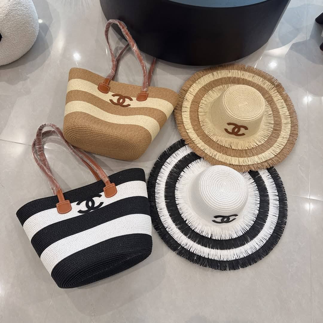 CC Hat & Tote Bag Sets Stripe