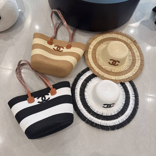 CC Hat & Tote Bag Sets Stripe