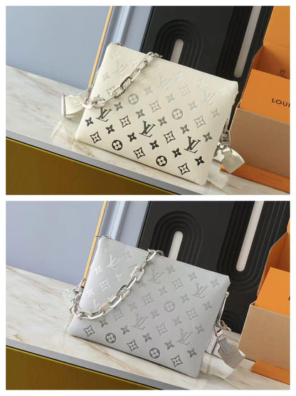 L Coussin Bag Cream/White