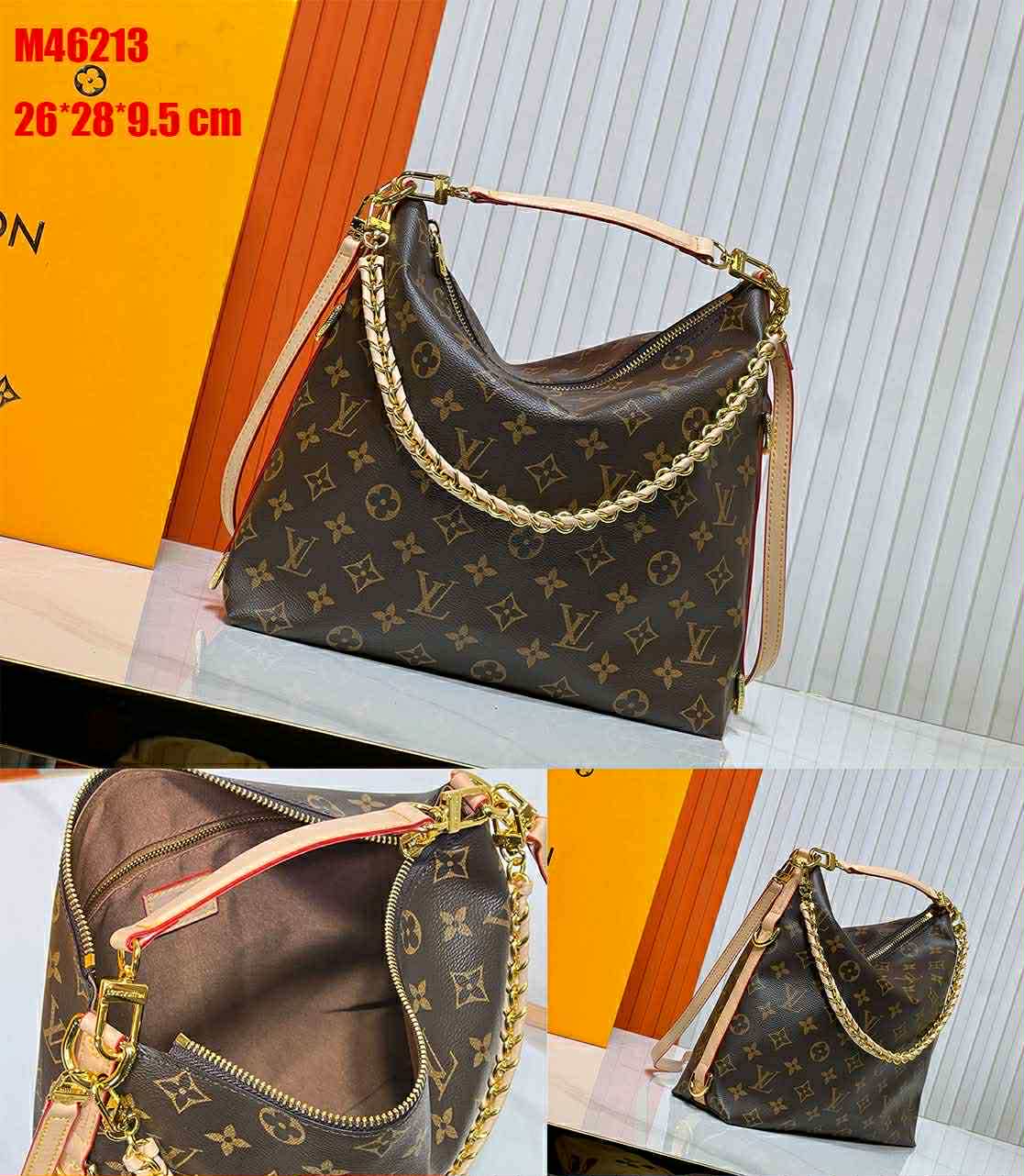 L Classic Slouch Chain Bag