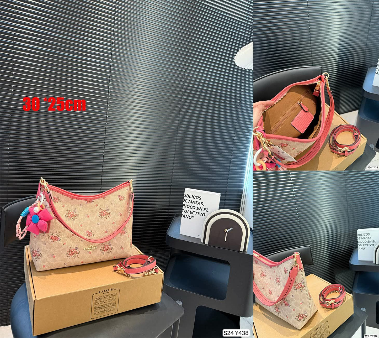 L Floral Light Pink Bag