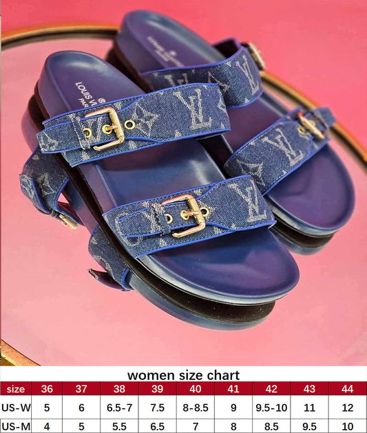 L Boujee Sandals Denim