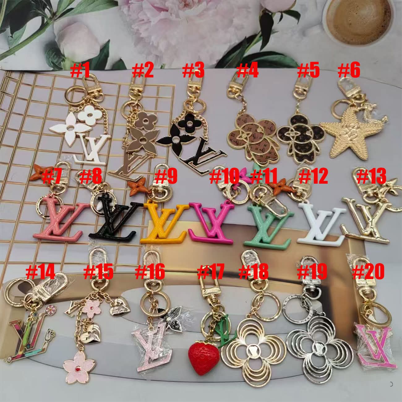 L Keychains New!!