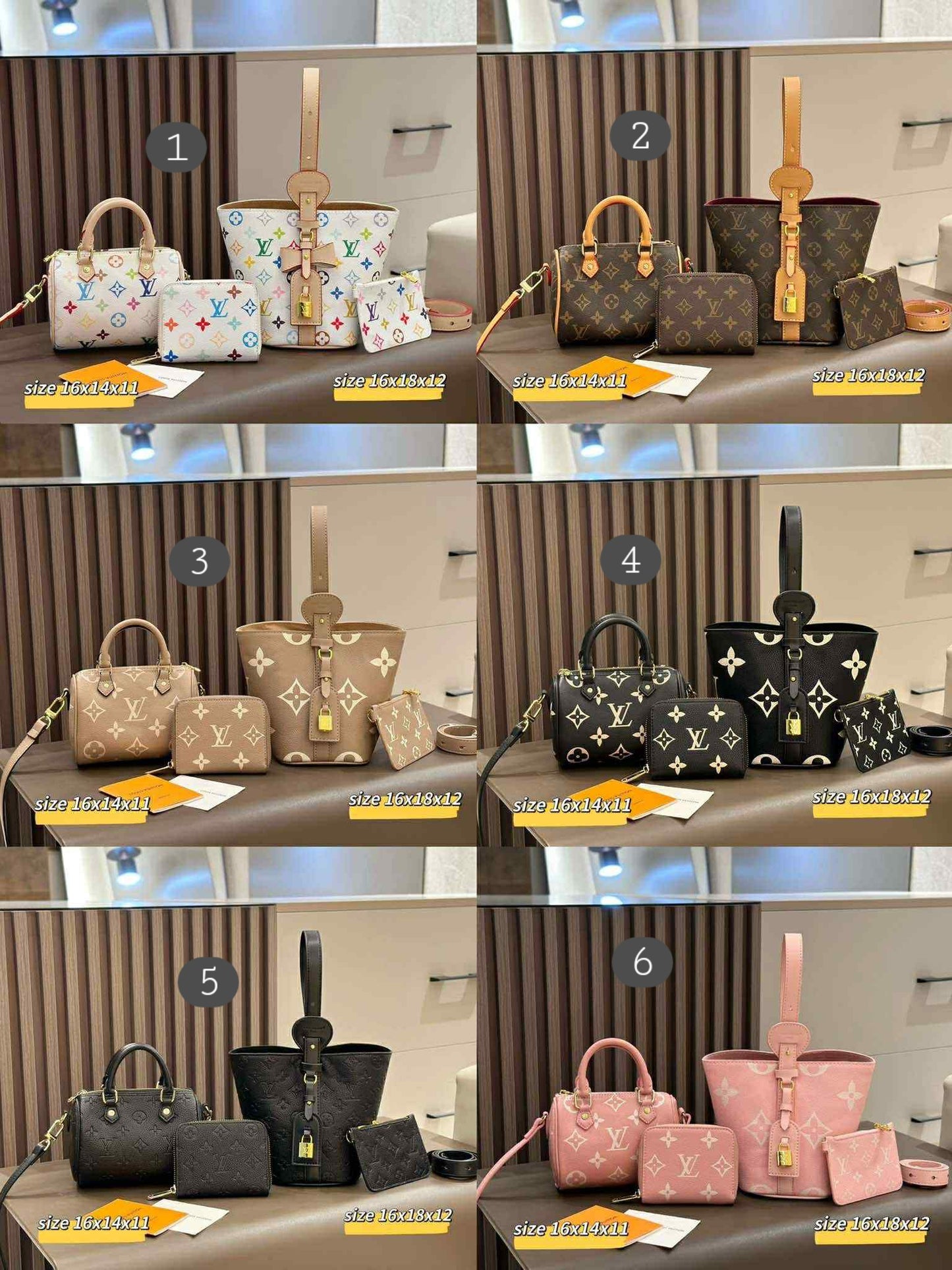 L 4pc Bag Sets