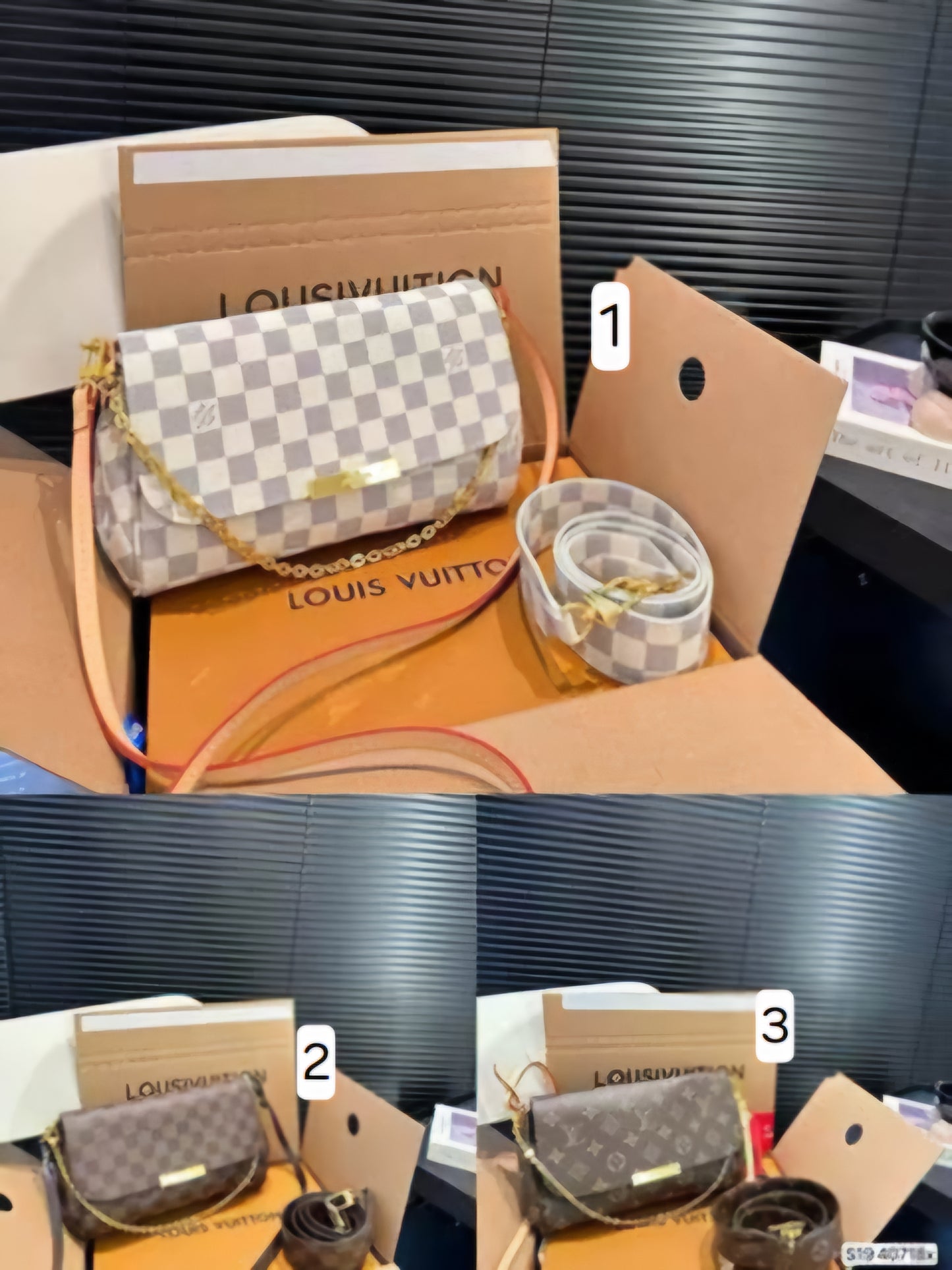 L Bag w Chain & Extra Strap