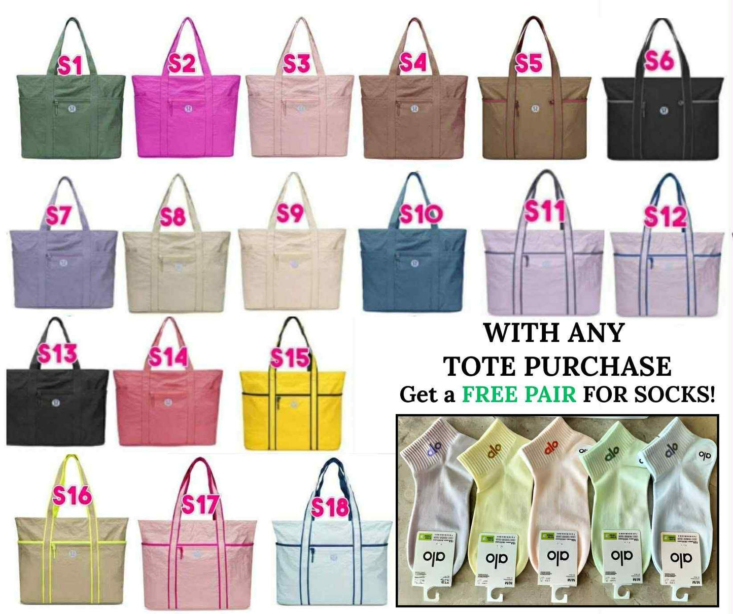 A.L.O Tote Bags S18