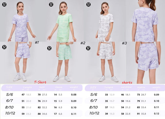 🍋 Lu Kids Short/Tee Sets