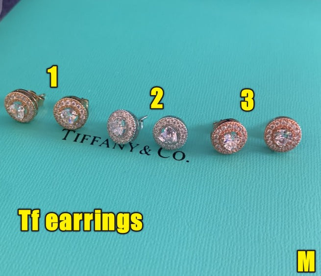 T Earrings Halo
