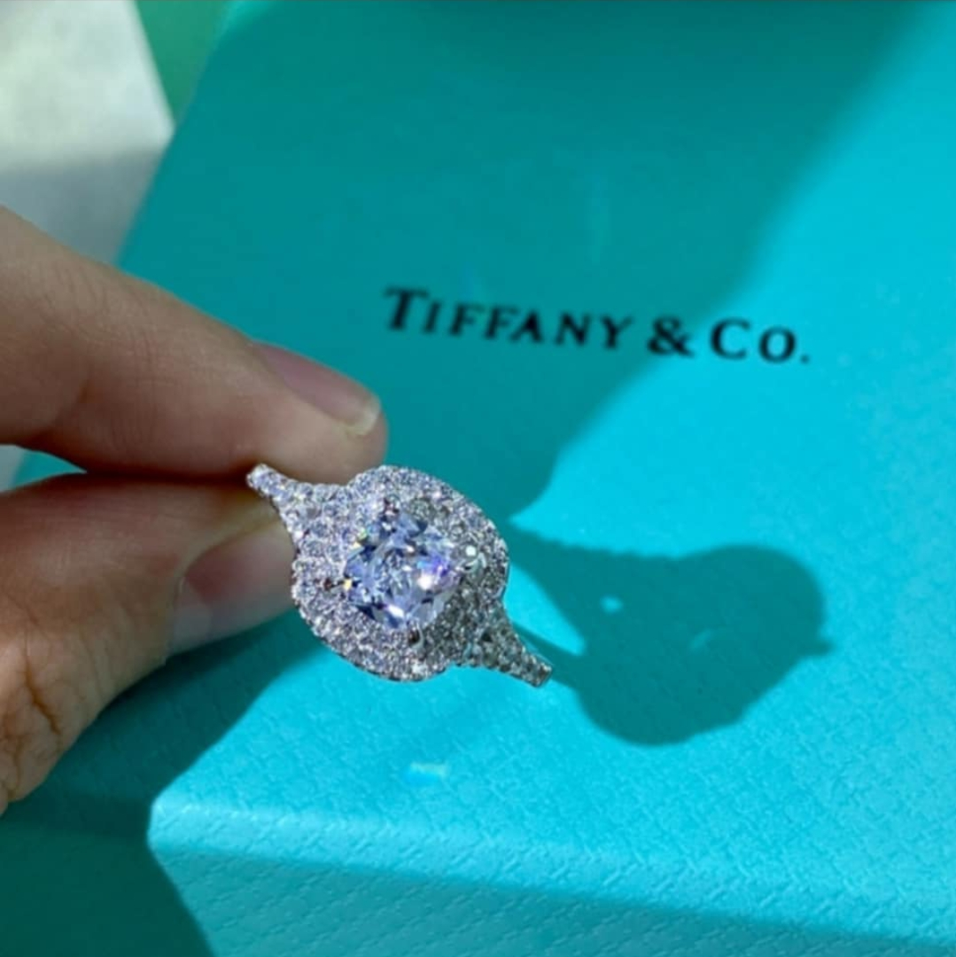 T&C Ring Halo Cushion Cut 2