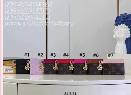 L Mono Card Holder