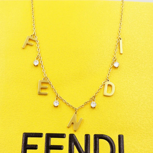 FF Charm Necklace