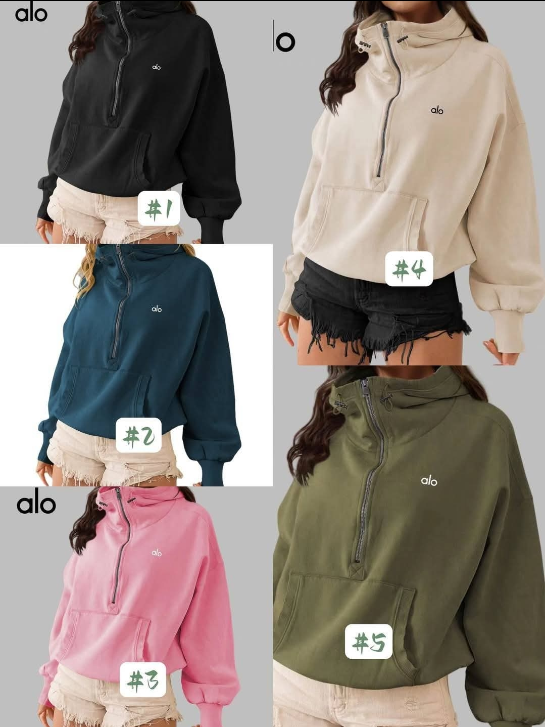 A L O Half Zip Oversized