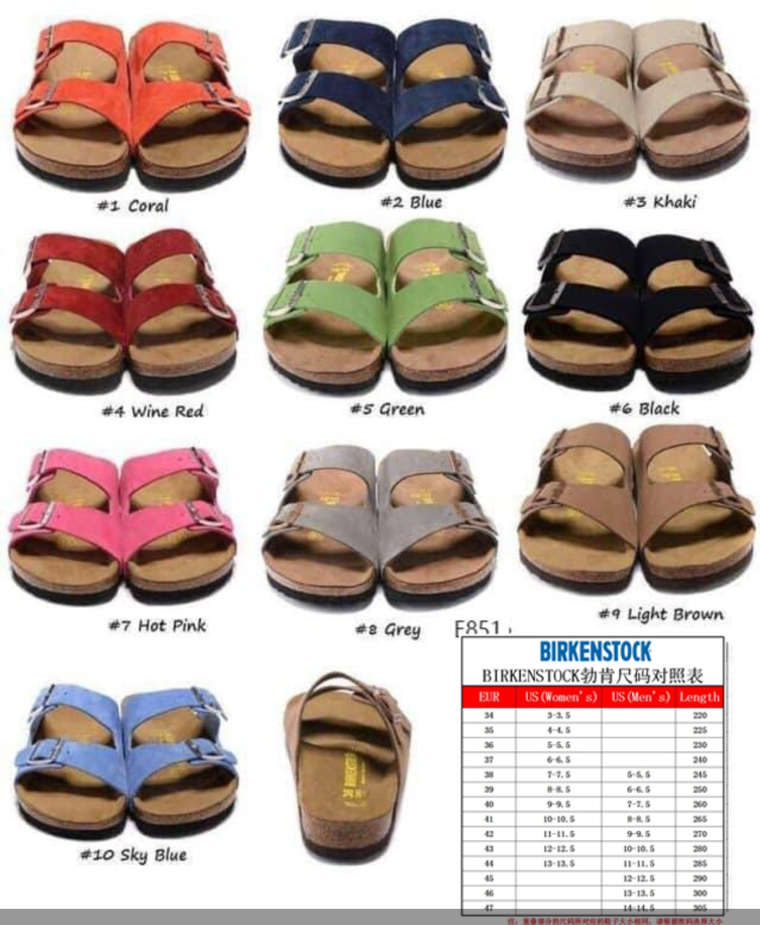 B-irk 2 Strap Sandals  1-5