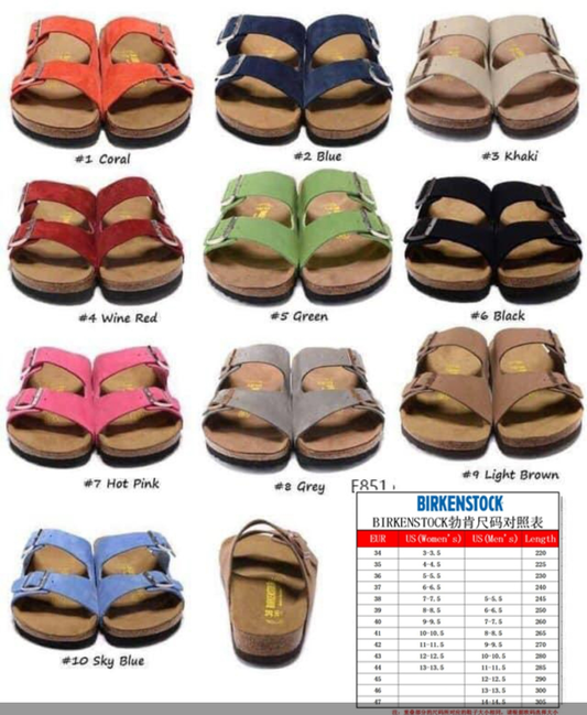 B-irk 2 Strap Sandals  6-10
