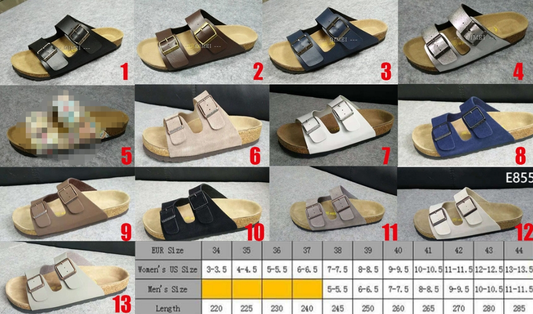 B-irk 2 Strap Sandals 1-8