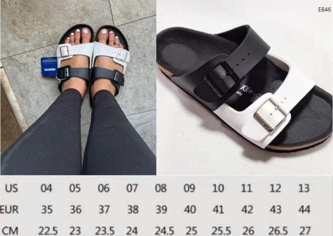 B-irk B&W Sandal