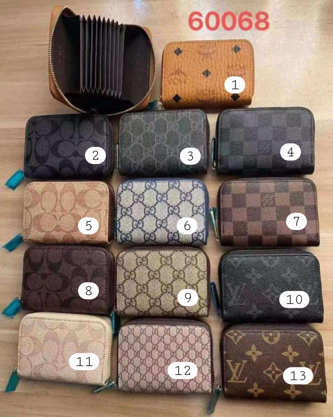 Boujee Card Organizer Wallets 1-13