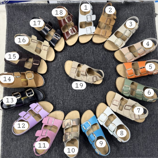 B-irk Back Strap Sandals 16-19