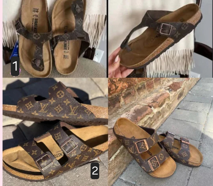 B-irk Boujee Sandals 1-2