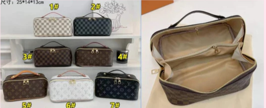 L Mono Cosmetic Bags