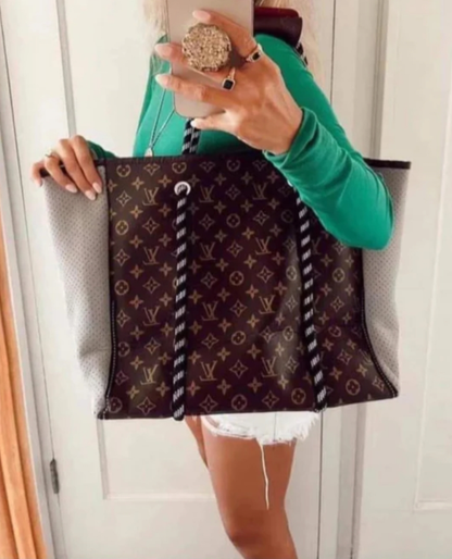 L Neoprene Beach Tote
