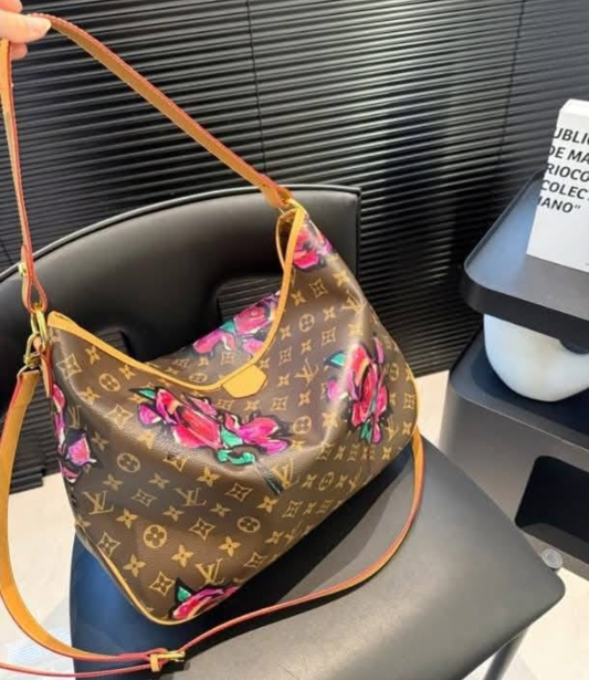 L Floral Mono Bag