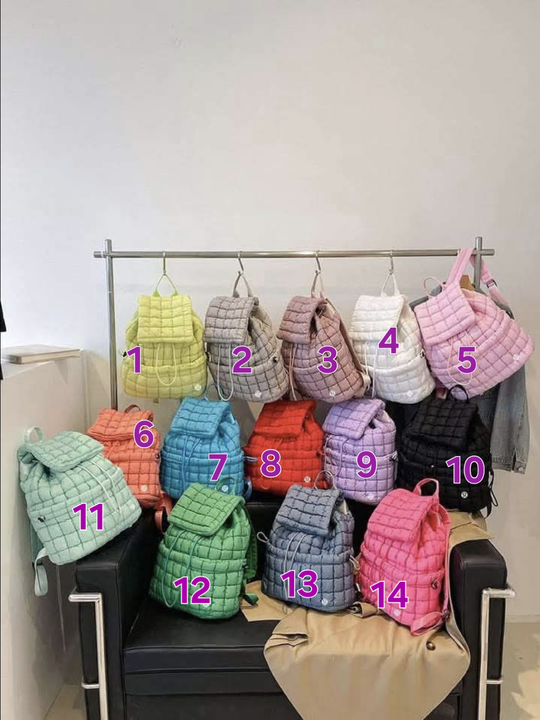 Lu Quilted Backpacks 2
