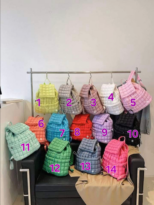 Lu Quilted Backpacks 2